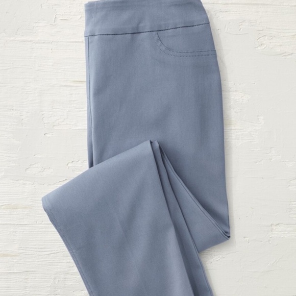 Coldwater Creek Anywhere Shape Me Slim Leg Pant inBlue Daze Size 14P - Picture 3 of 11